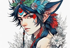 princess mononoke tattoo idea