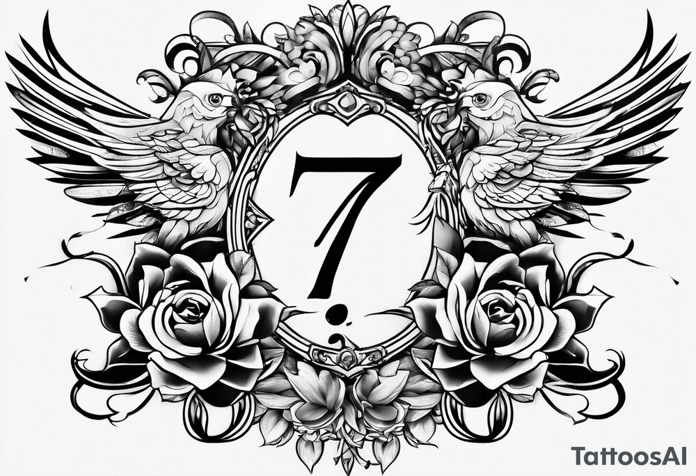 Number Seven tattoo idea