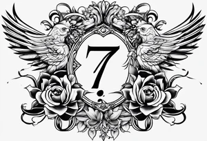 Number Seven tattoo idea