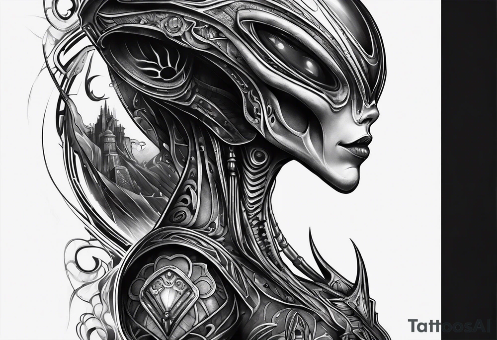 Alien tattoo idea