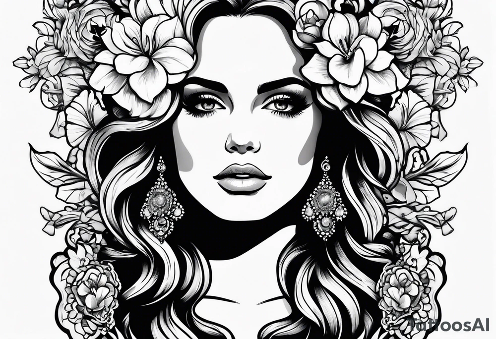 Lana del rey tattoo idea