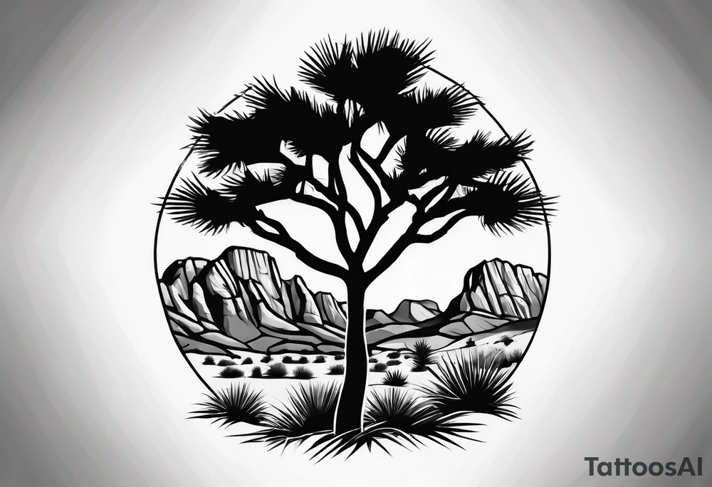 Joshua tree tattoo idea