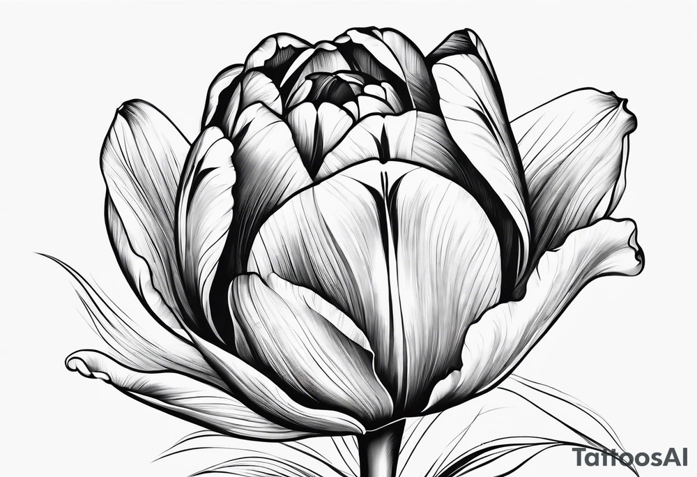 tulip tattoo idea