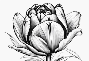 tulip tattoo idea