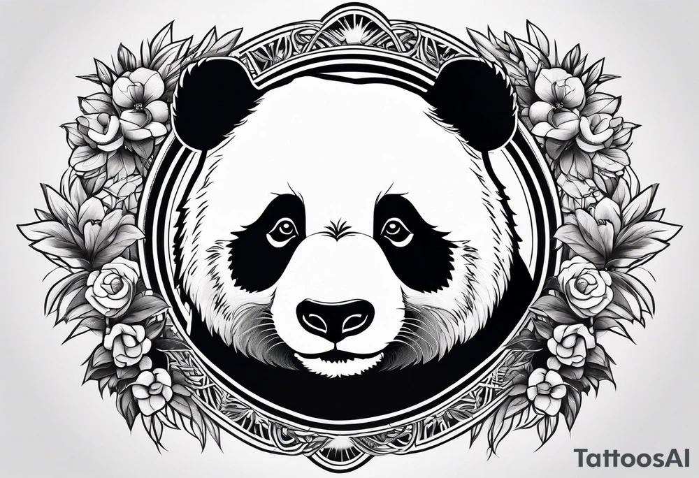 panda tattoo idea