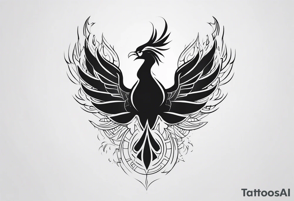 phoenix tattoo idea