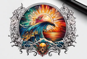 sunlight tattoo idea