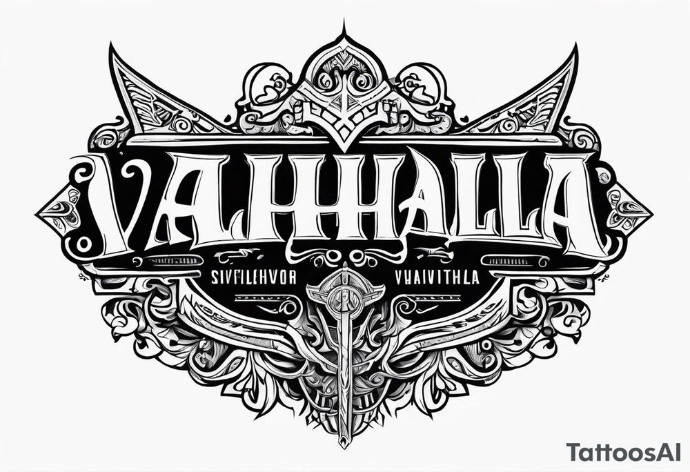 Valhalla tattoo idea