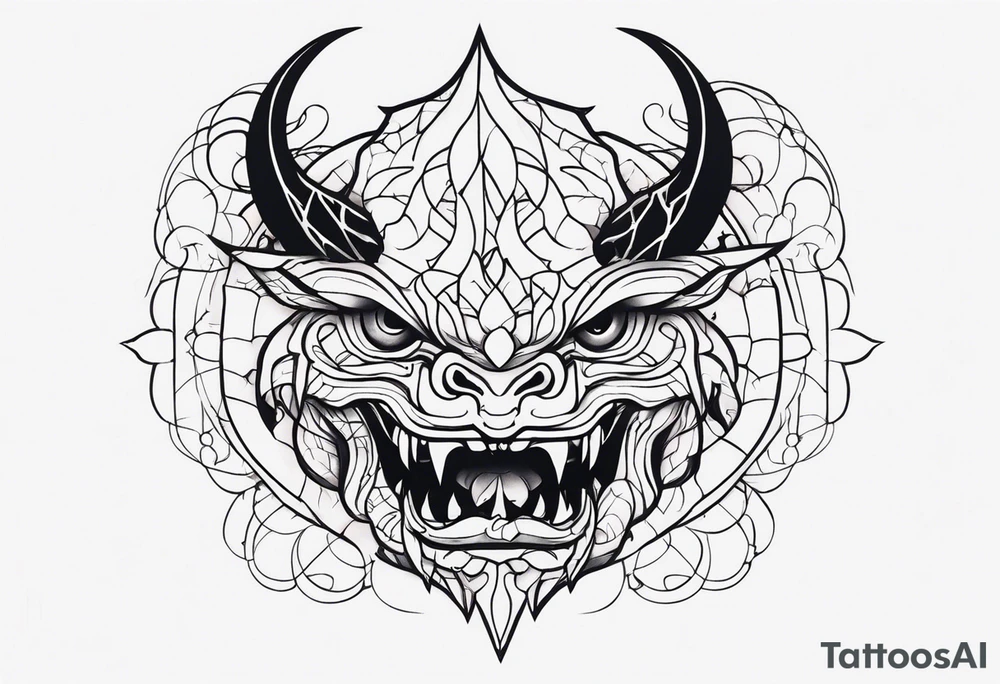 Monster within tattoo idea