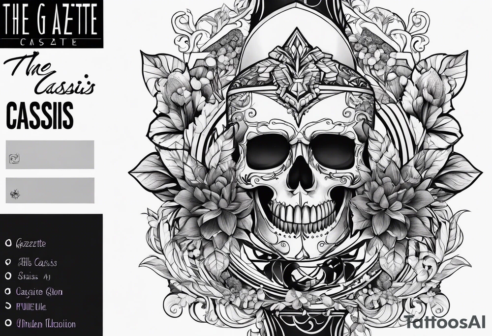 the gazette cassis tattoo idea