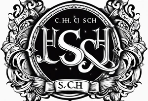 initials

S. C.  H.  J. tattoo idea