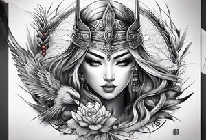 Spear tattoo idea