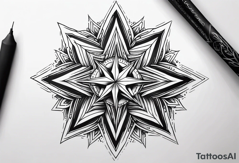 star tattoo idea