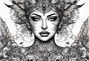 Front neck tattoo being ejecting from the skin, symbolizing the freedom from censorship. tattoo idea
