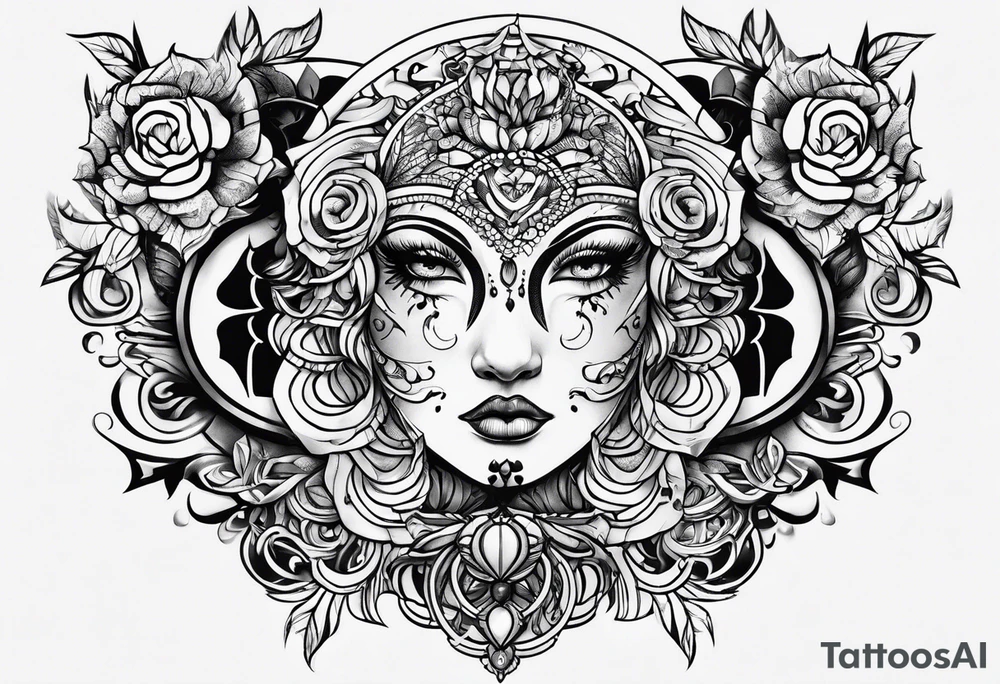 asso di denari tattoo idea
