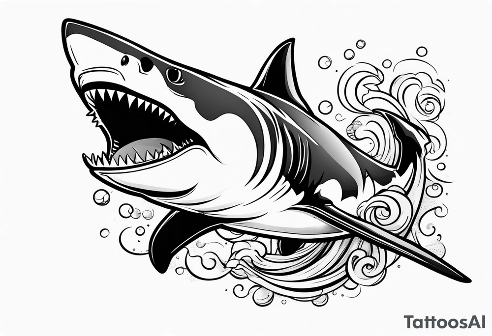 Shark tattoo idea