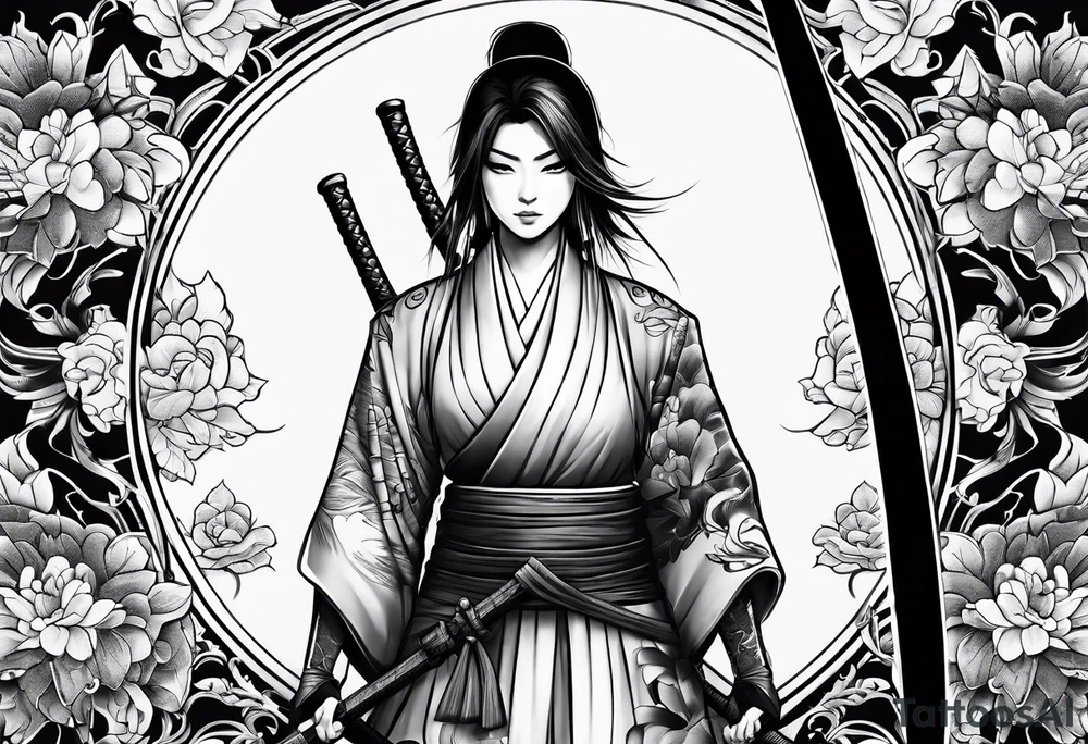 Katana tattoo idea