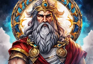 mitologia grecka zeus i pioruny tattoo idea