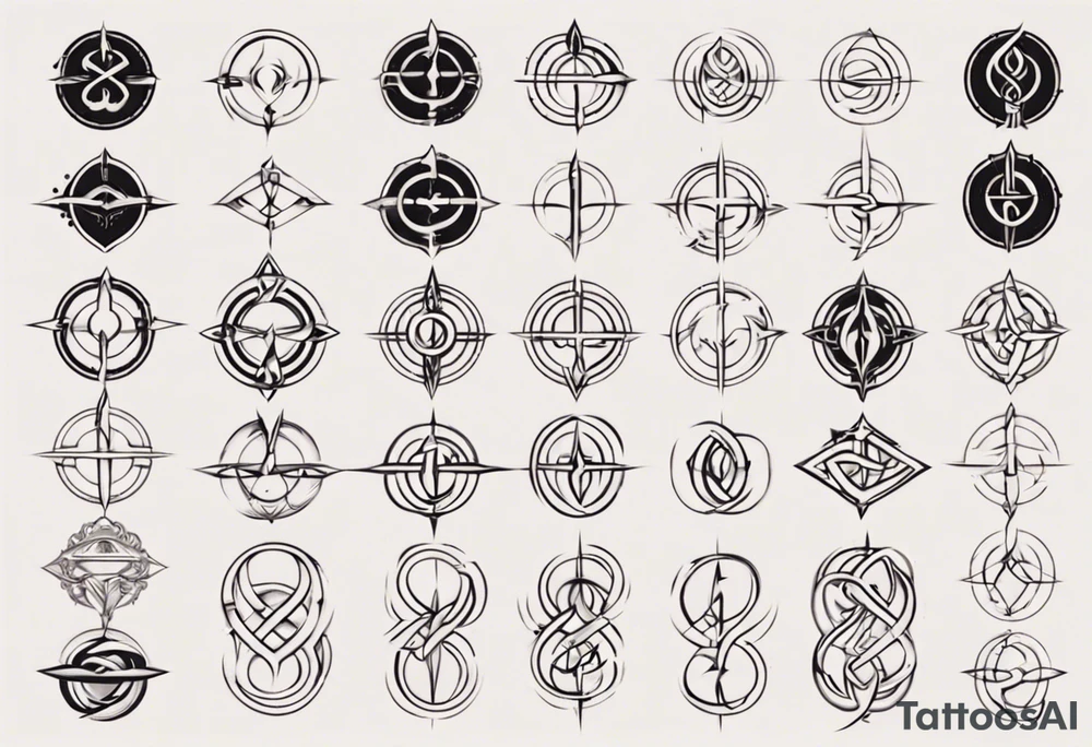 infinite symbol tattoo idea