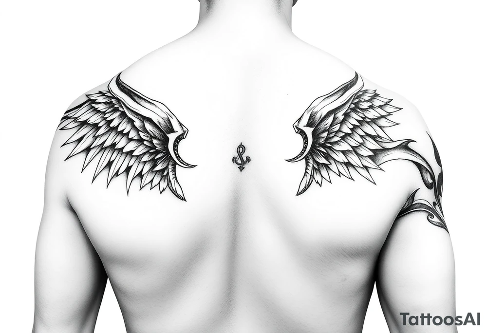 Right arm sleeve, with rock & roll theme tattoo idea