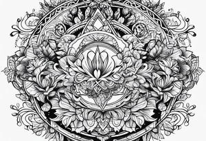 family of 5 tattoo idea