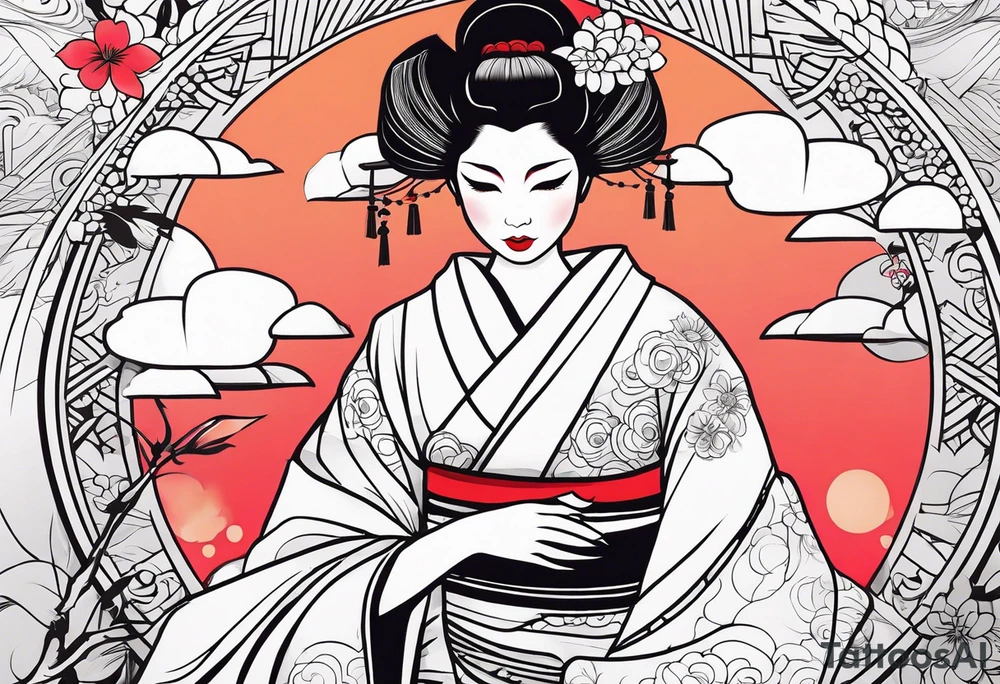 Geisha tattoo idea