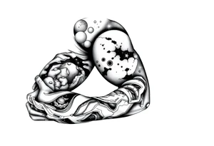 Outer space tattoo idea