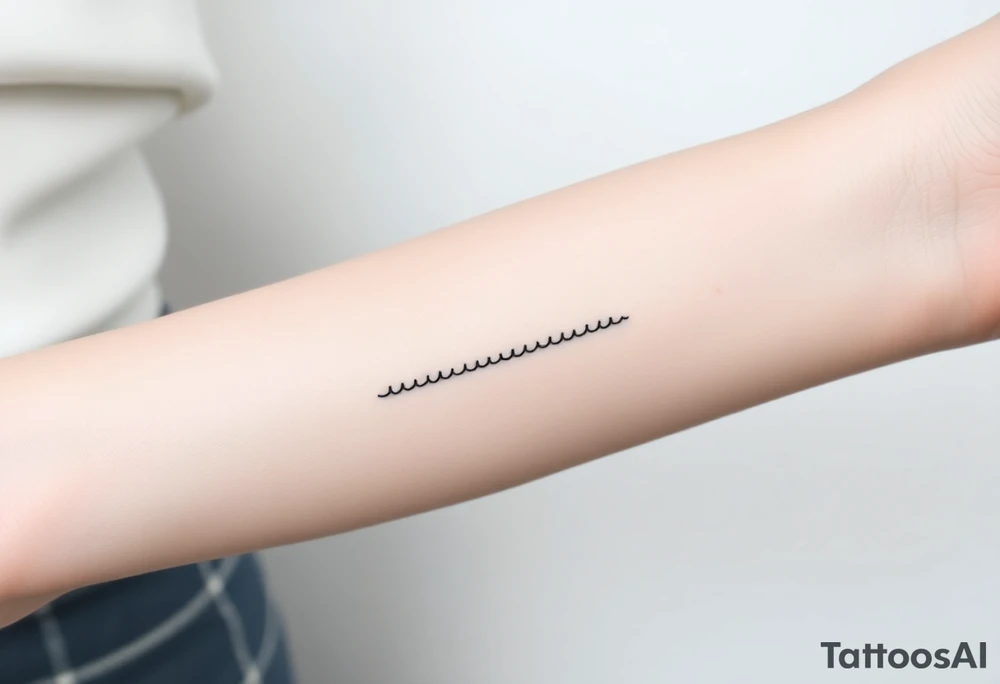 A band of scaled around the arm tattoo idea