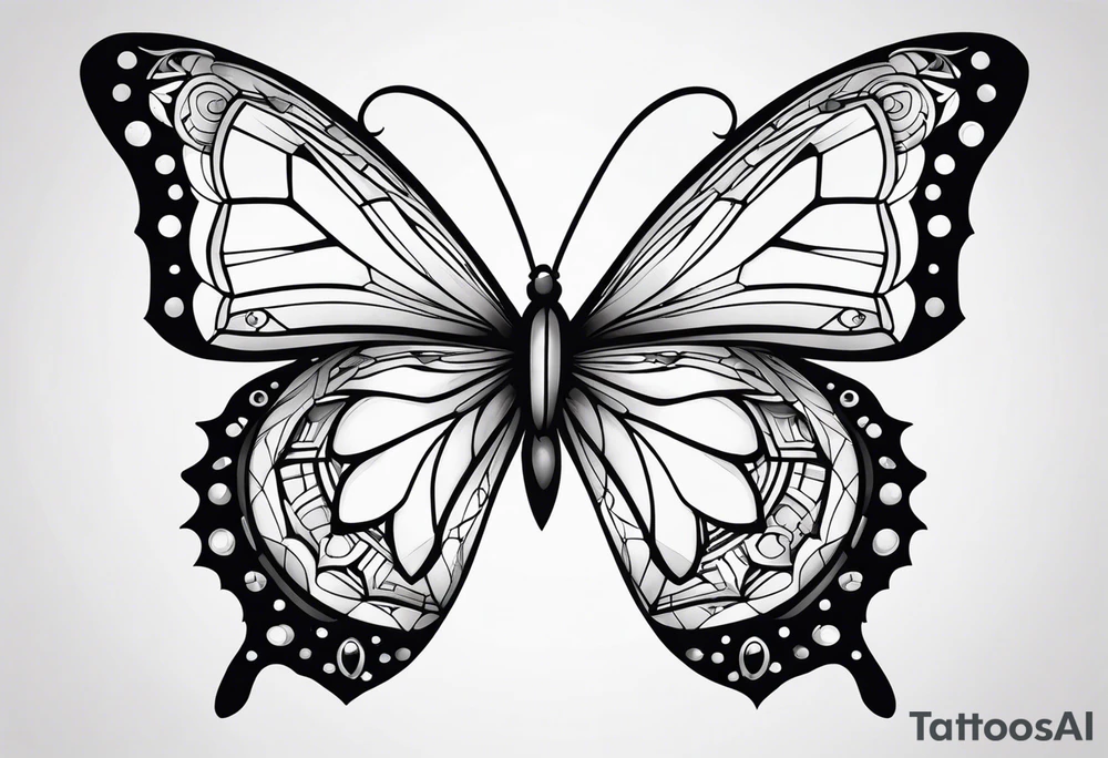 A butterfly tattoo idea