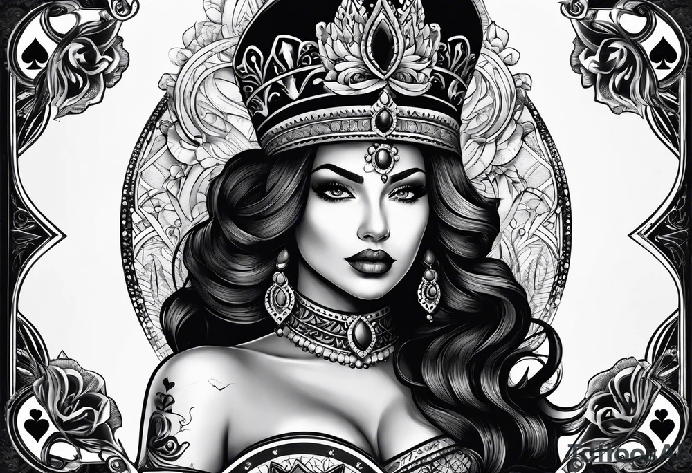 Queen of Spades, Latina, tattoo idea