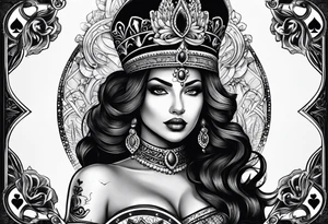 Queen of Spades, Latina, tattoo idea