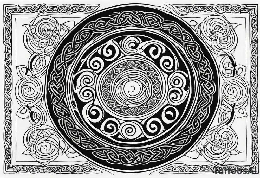 Celtic Spiral tattoo idea