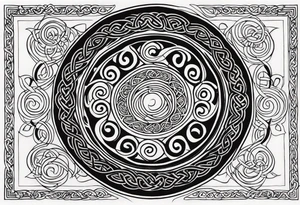 Celtic Spiral tattoo idea