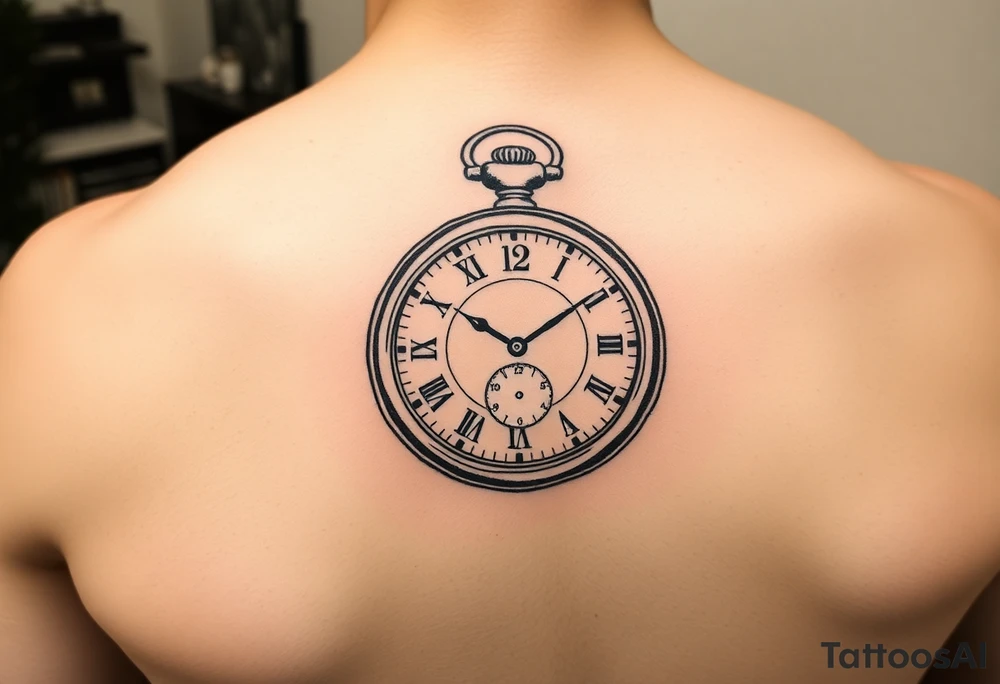 strength, brave, music, pocket watch tattoo idea