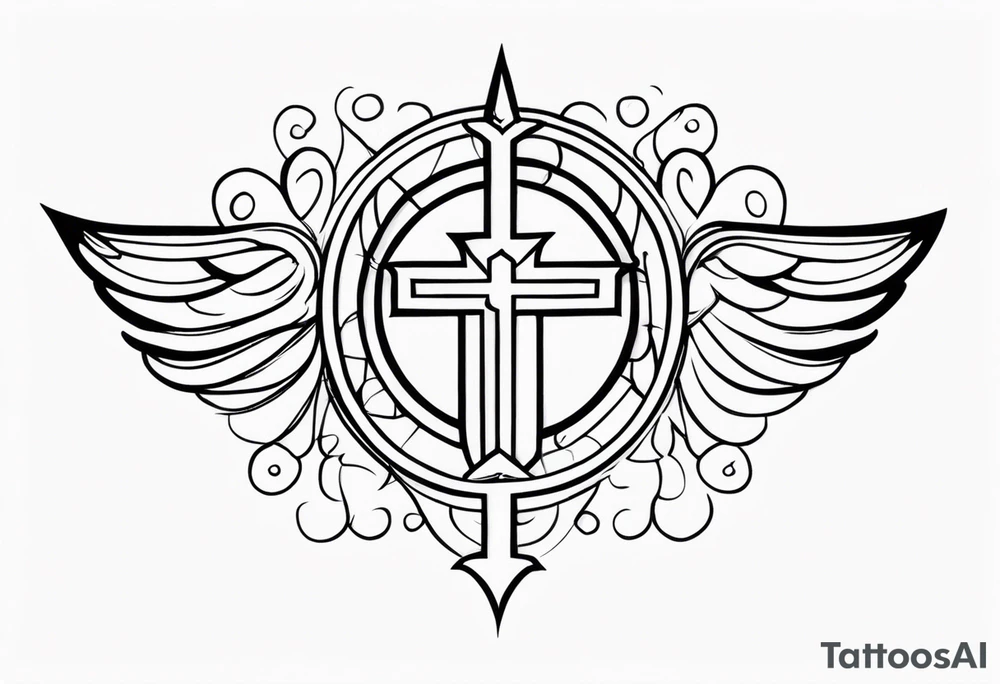 The symbol of Matthias in the bible tattoo idea
