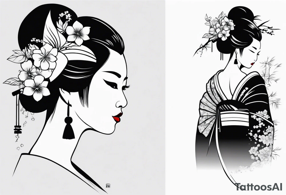 Geisha tattoo idea