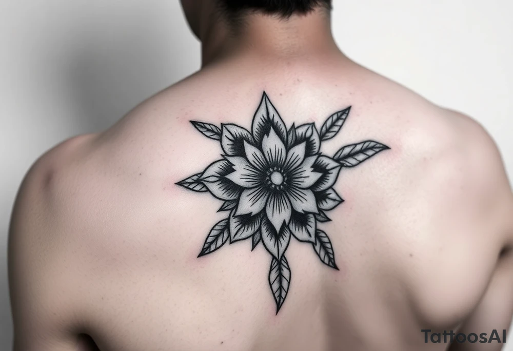 anishinaabe kwe with traditional ojibway flower design around wrist tattoo idea