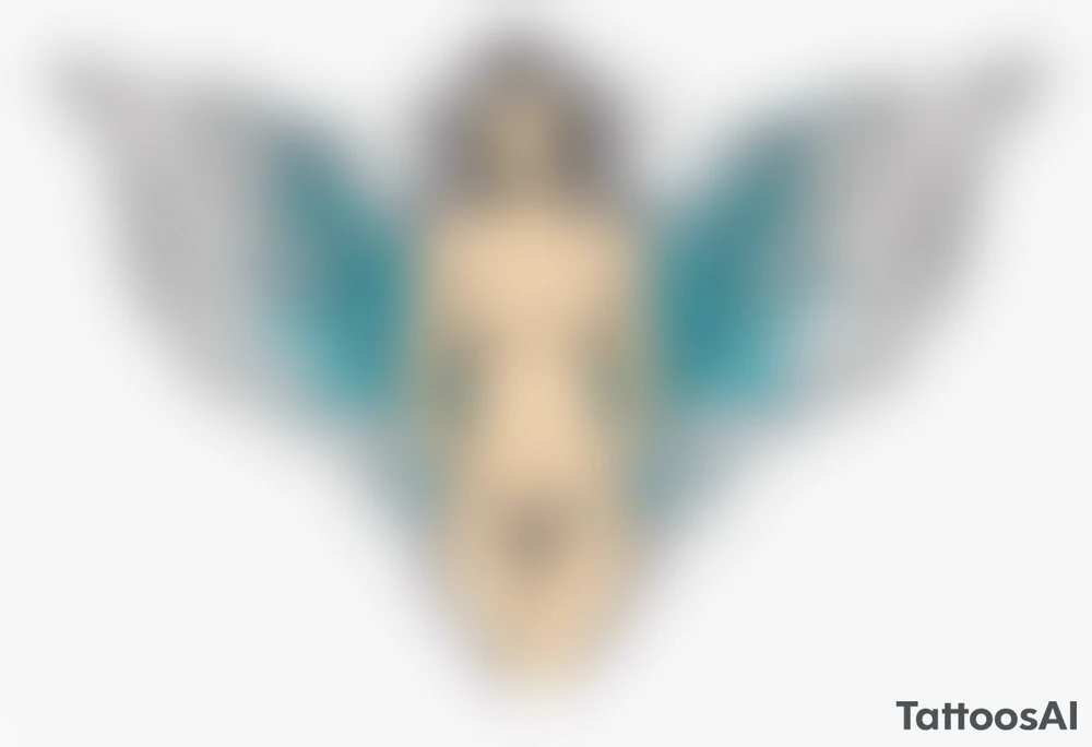 444 angel tattoo idea
