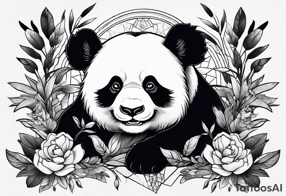 panda tattoo idea