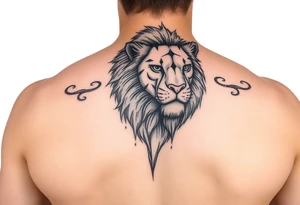 Leo who is hurt and trying to recover from addiction tattoo idea