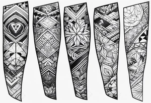 Beautiful tattoo sleeve tattoo idea