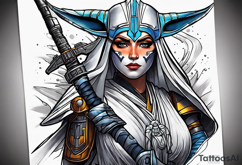Star Wars the clone wars sleeve tattoo idea