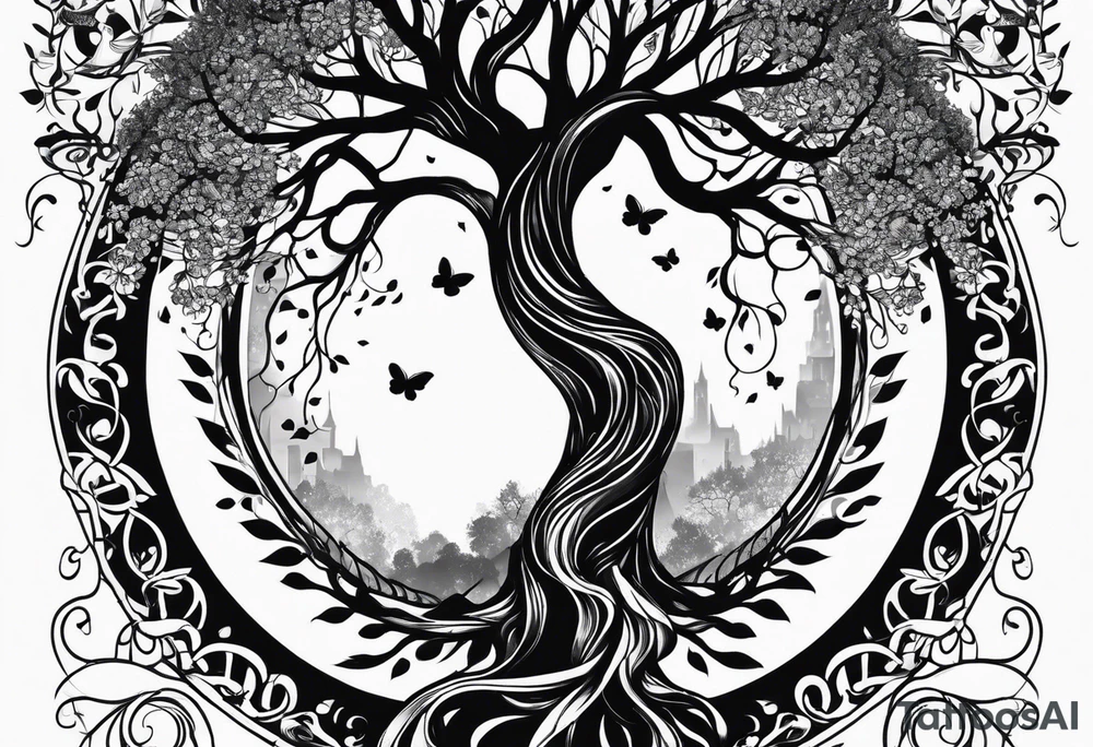 Mother, tree of life tattoo idea