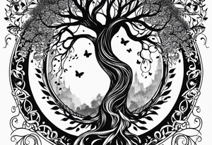 Mother, tree of life tattoo idea