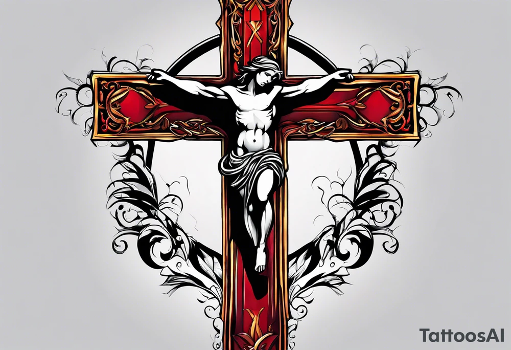 taking up your cross tattoo idea