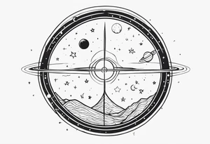 With all my heart, and all my soul, To the end of the universe, to infinity and beyond tattoo idea