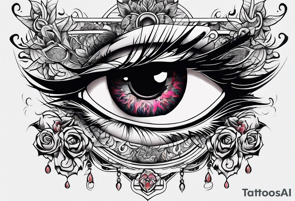 Byakugan eyes tattoo idea