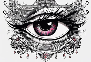 Byakugan eyes tattoo idea