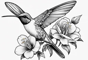 colibri bird
flowers
fine line
gentle tattoo idea
