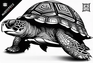 Turtle palau tattoo idea